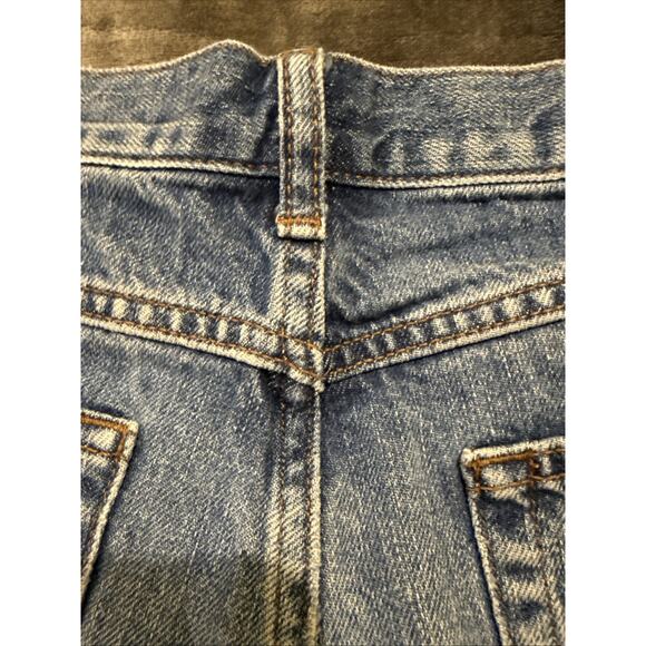 Topshop Moto-Wmns Rosa Shorts-Denim Med Wash-Cuffed Raw Hem Distressed-US 2/UK 6 - Picture 16 of 16